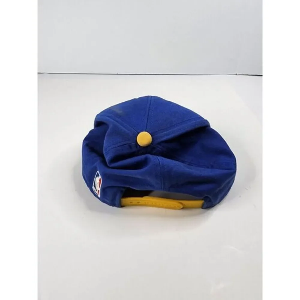 Youth Golden State Warriors Snapback Hat‎ Cap Boy Girl NBA Adidas Blue Yellow